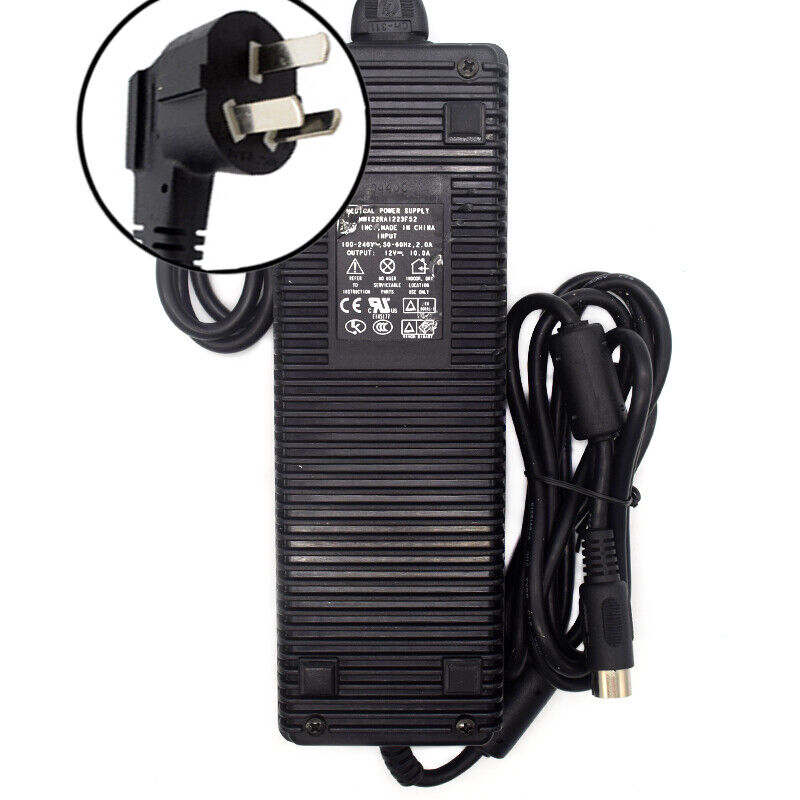 *Brand NEW*Ault 12V 10A AC Adapter Korea MW122RA1223F52 Medical 8-Pin Power Supply